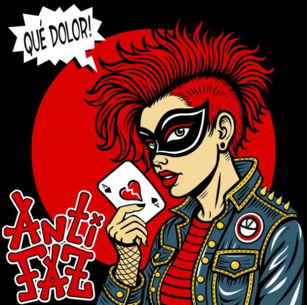 Antifaz disco portada