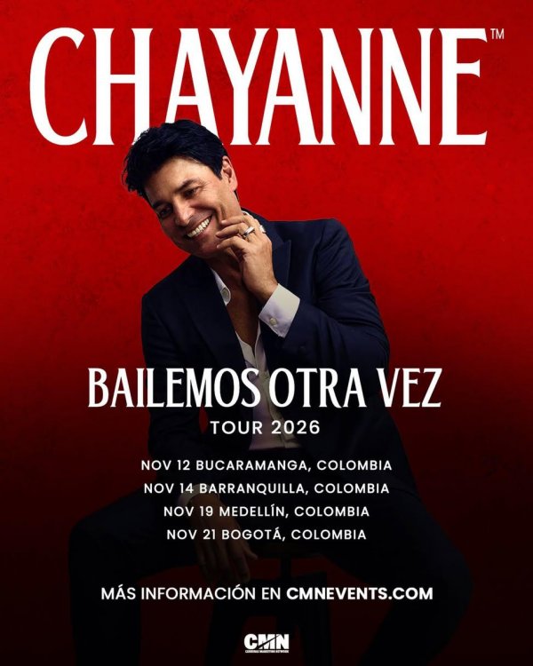 Chayanne en Colombia Bailemos otra vez Tour