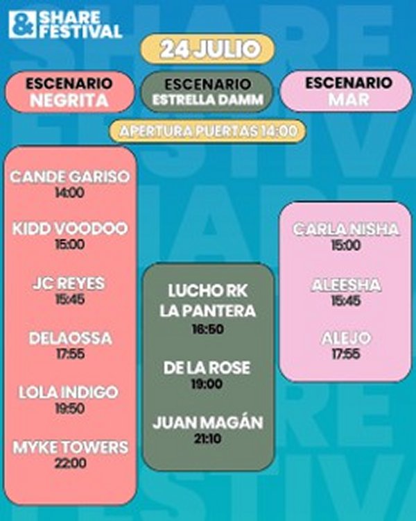 Share Festival cartel
